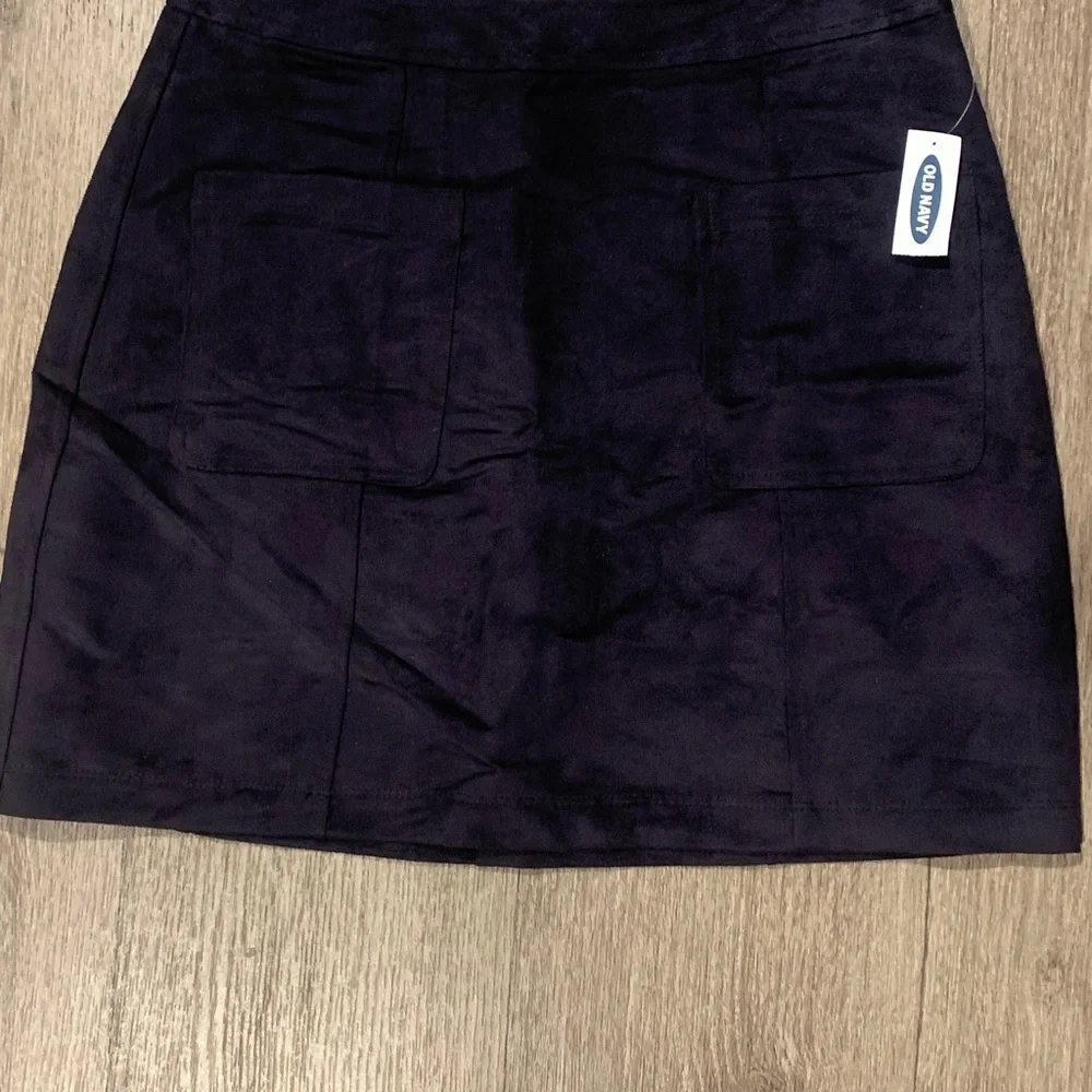 Madewell black Suede Pocket Mini Skirt - Picture 3 of 4